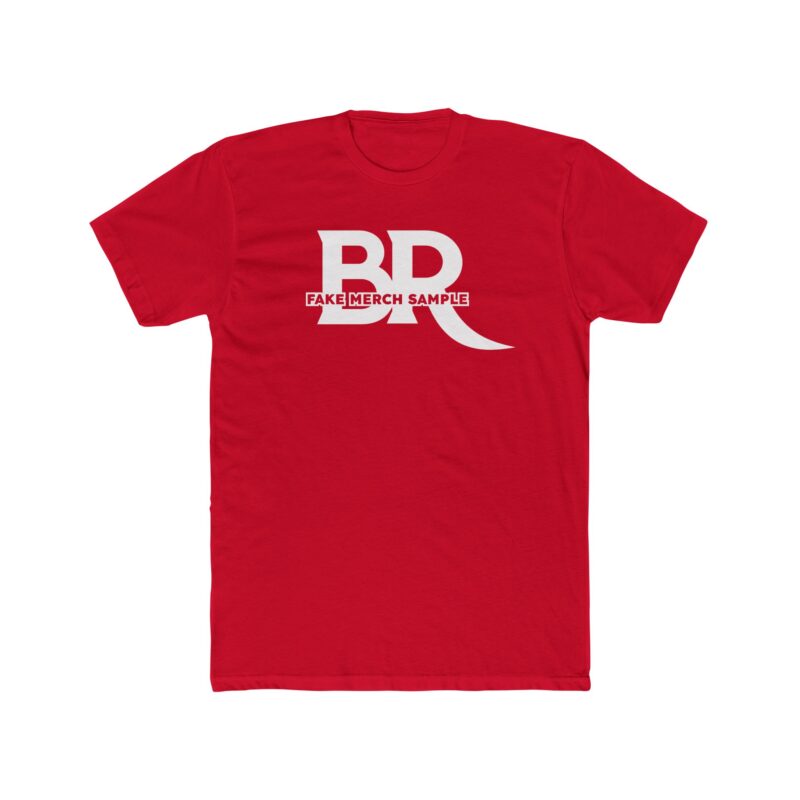 Blazin Rodz - MOCK MERCH Unisex Cotton Crew Tee - Image 3