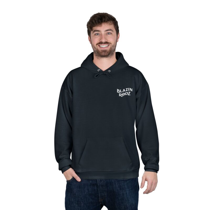 “FLAGSHIP” Fashion Hoodie BLACK - Image 4