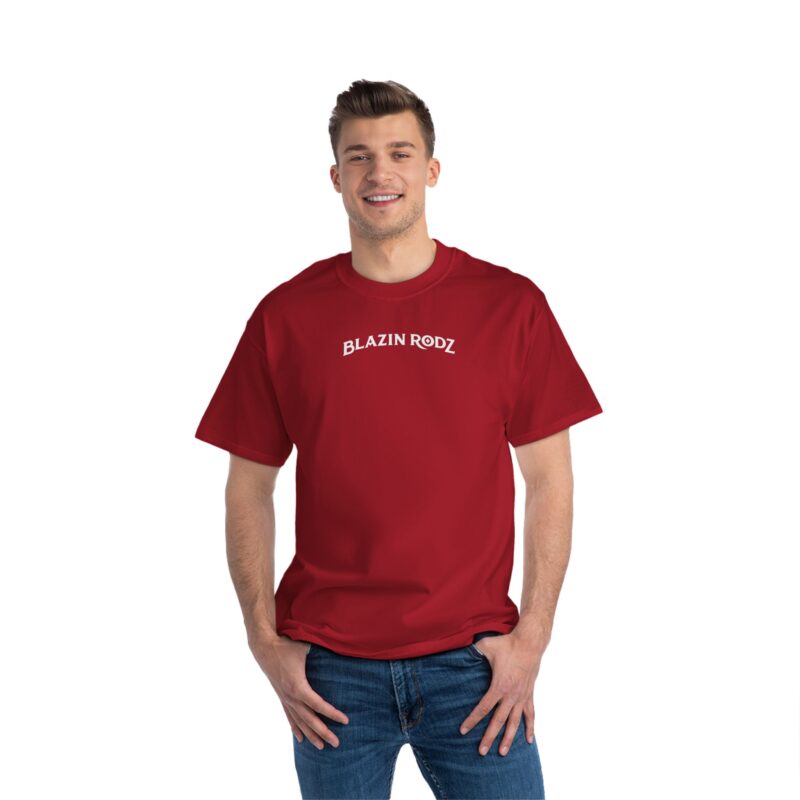 “SCRIPT” Beefy-T T-Shirt RED - Image 3