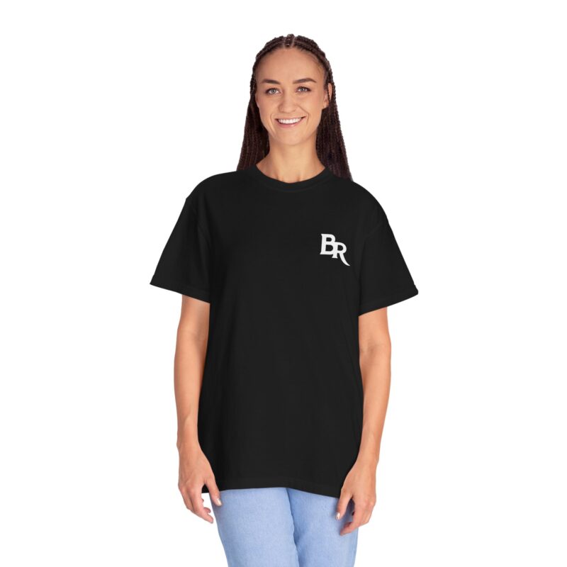 “SCRIPT” Unisex T-shirt BLACK - Image 6