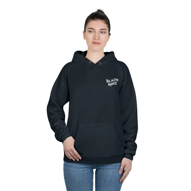 “FLAGSHIP” Fashion Hoodie BLACK - Image 3