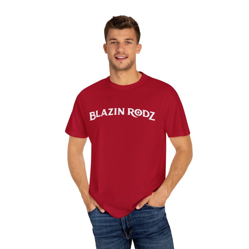“SCRIPT” Unisex T-Shirt RED - Image 2